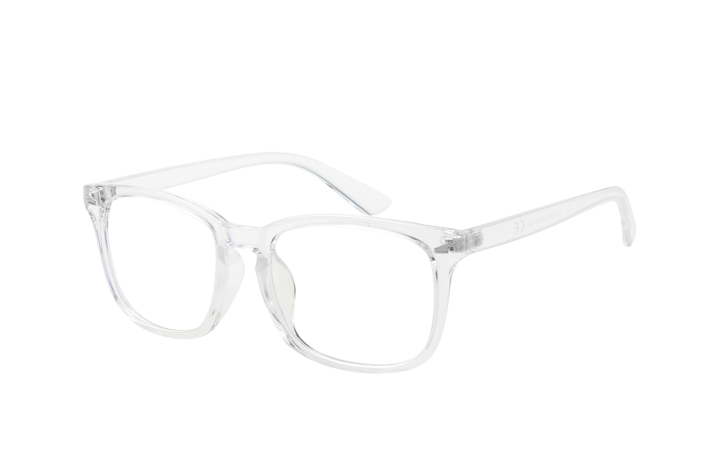 Venezia Classic Rectangle Horn Rimmed Blue Light Blocker Glasses with a stylish design and blue light blocking lenses.