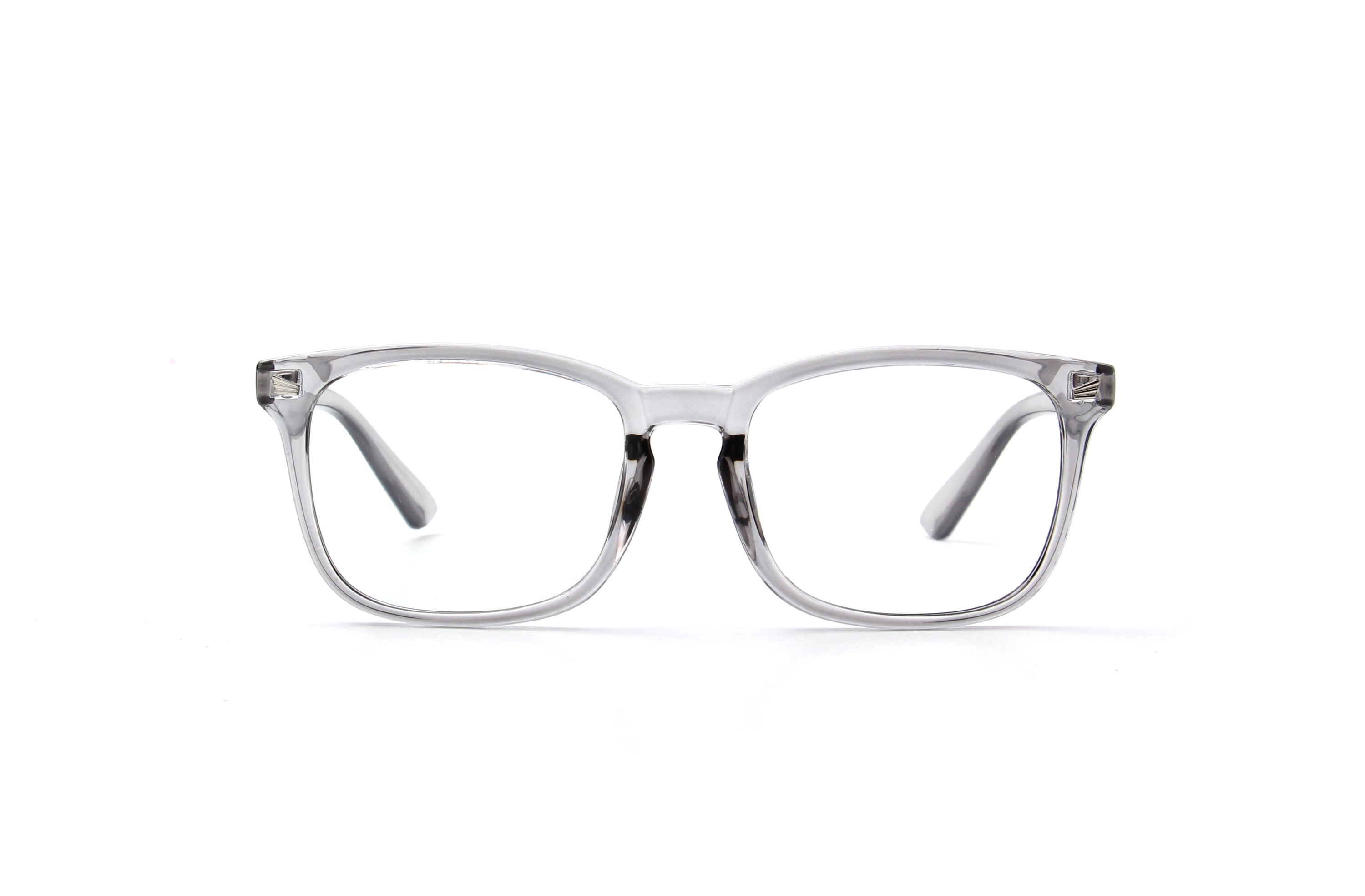 Venezia Classic Rectangle Horn Rimmed Blue Light Blocker Glasses with a stylish design and blue light blocking lenses.