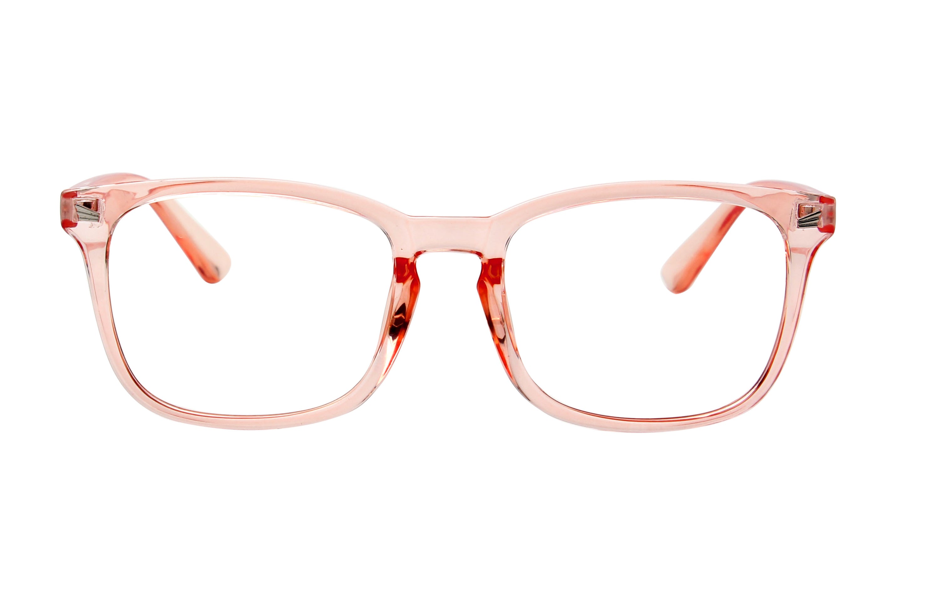 Venezia Classic Rectangle Horn Rimmed Blue Light Blocker Glasses with a stylish design and blue light blocking lenses.