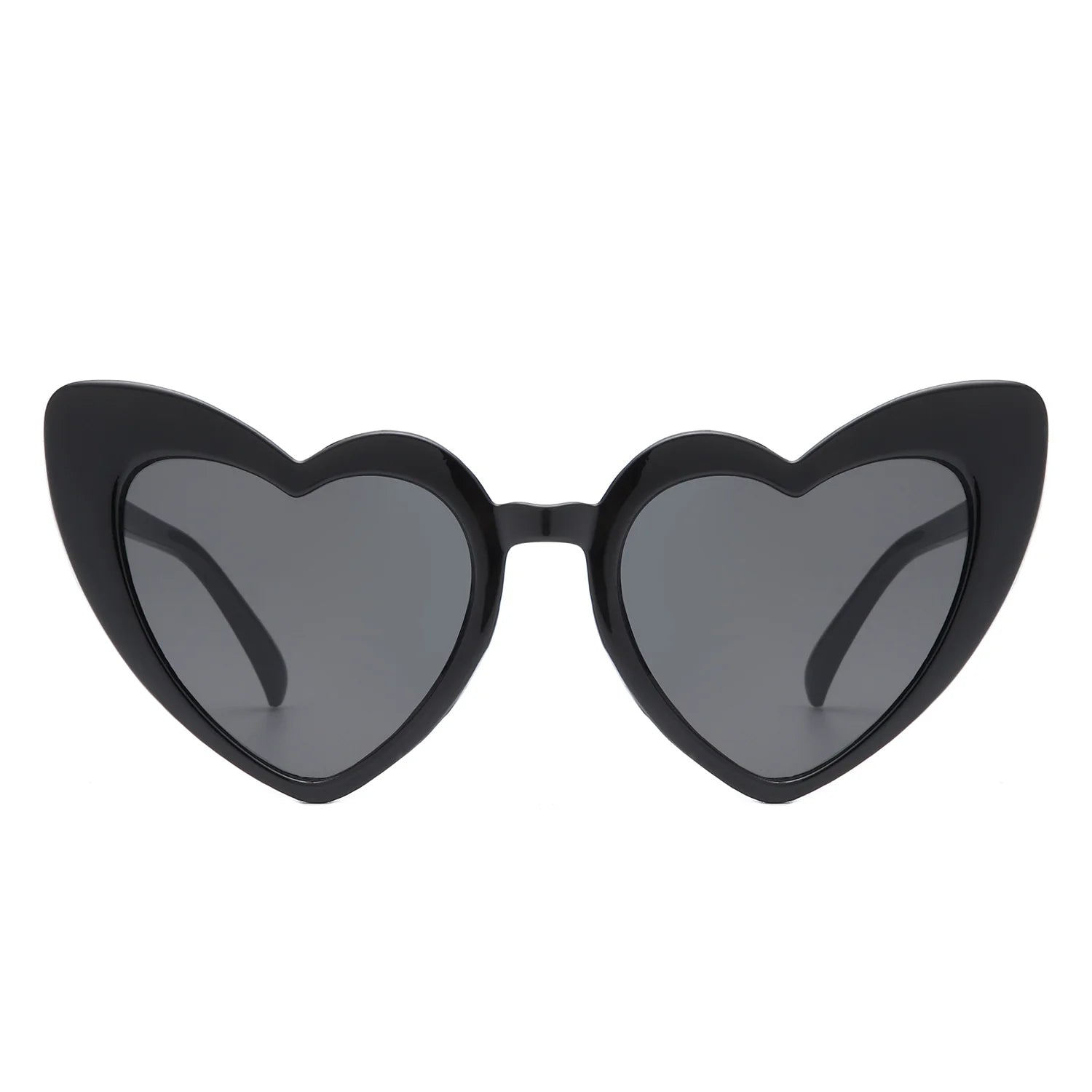 Wink Heart-Shaped Sunglasses for Kids featuring a playful design, lightweight plastic frames, and polycarbonate lenses for sun protection.