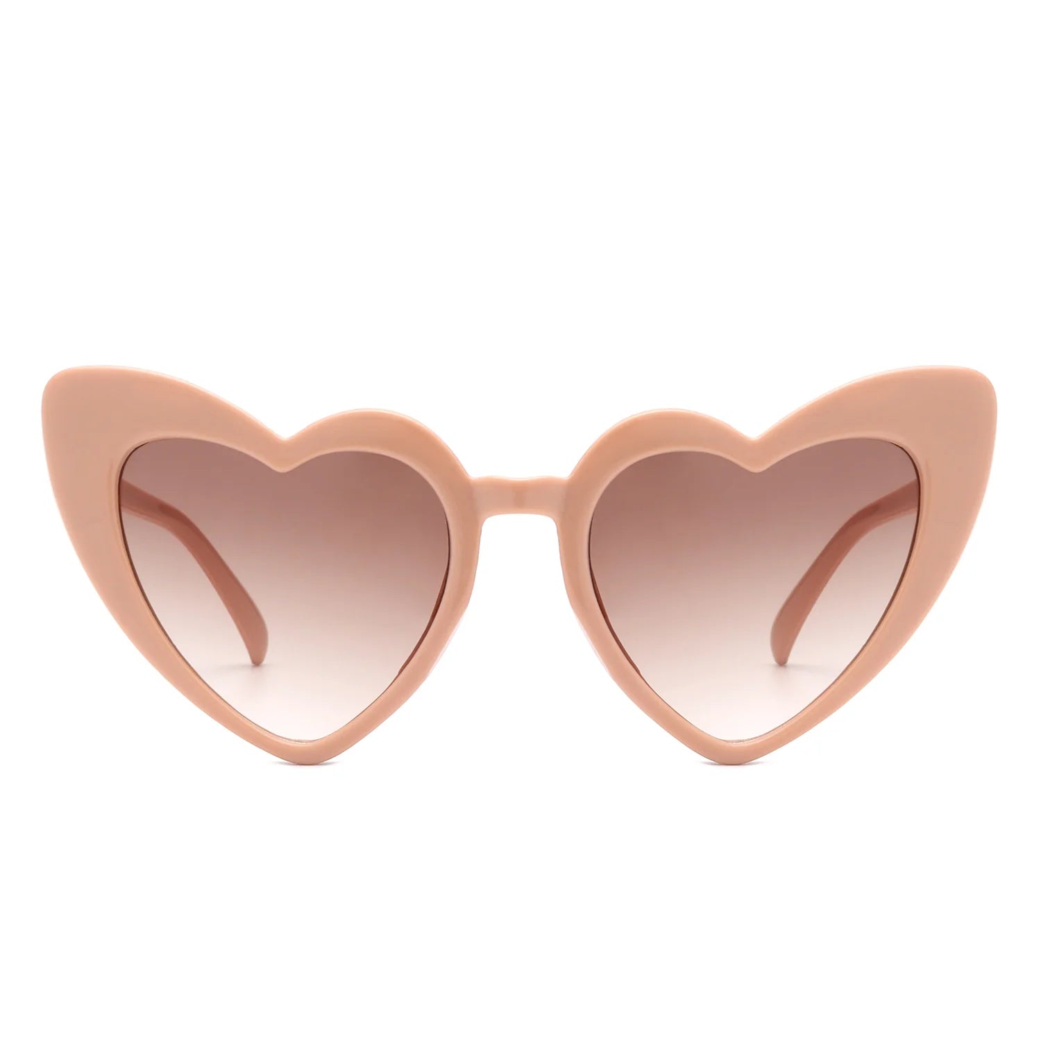 Wink Heart-Shaped Sunglasses for Kids featuring a playful design, lightweight plastic frames, and polycarbonate lenses for sun protection.