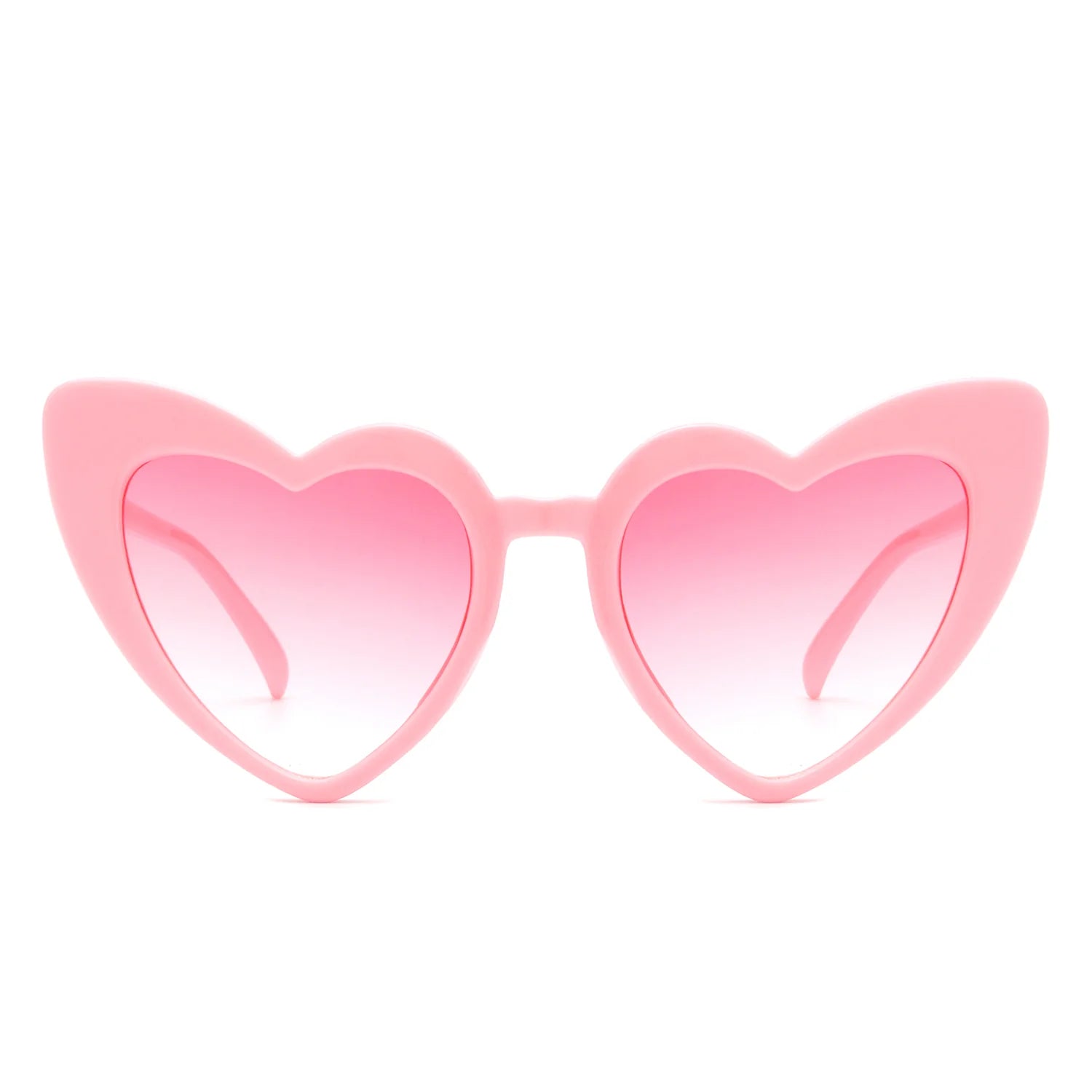 Wink Heart-Shaped Sunglasses for Kids featuring a playful design, lightweight plastic frames, and polycarbonate lenses for sun protection.