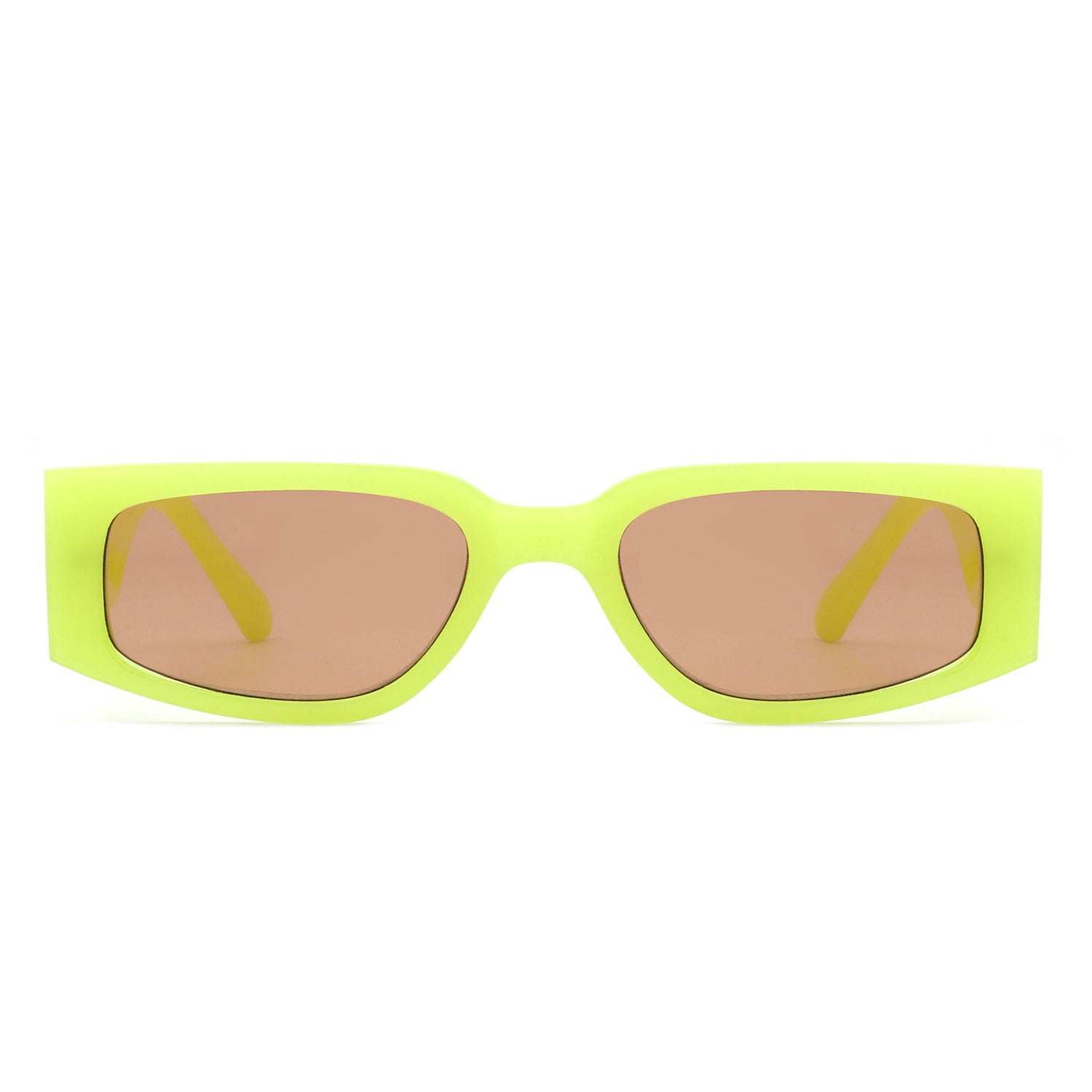 Xenotica Rectangle Narrow Retro Slim Vintage Square Sunglasses in assorted colors with a stylish design.