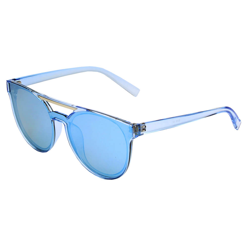 Zagreb Round Polarized Fashion Sunglasses with a stylish round frame and polarized lenses, perfect for outdoor activities.