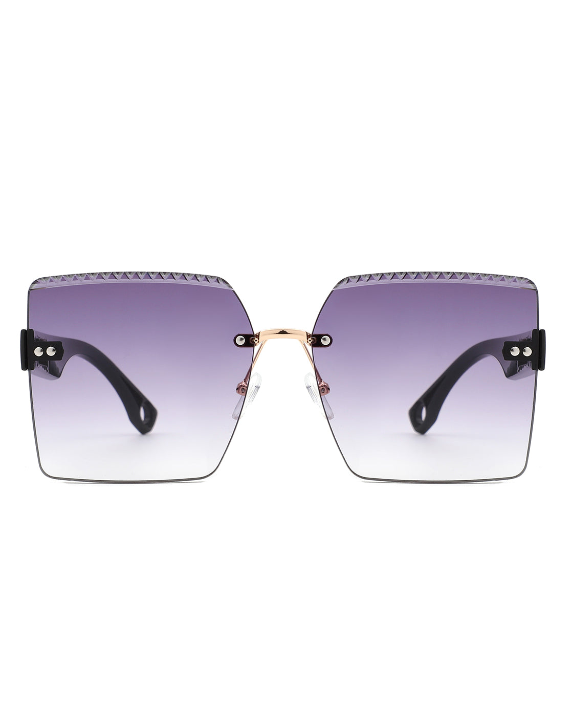 Zephyr oversized tinted curved lens square fashion sunglasses with a stylish design, showcasing their unique curvature and large lenses.