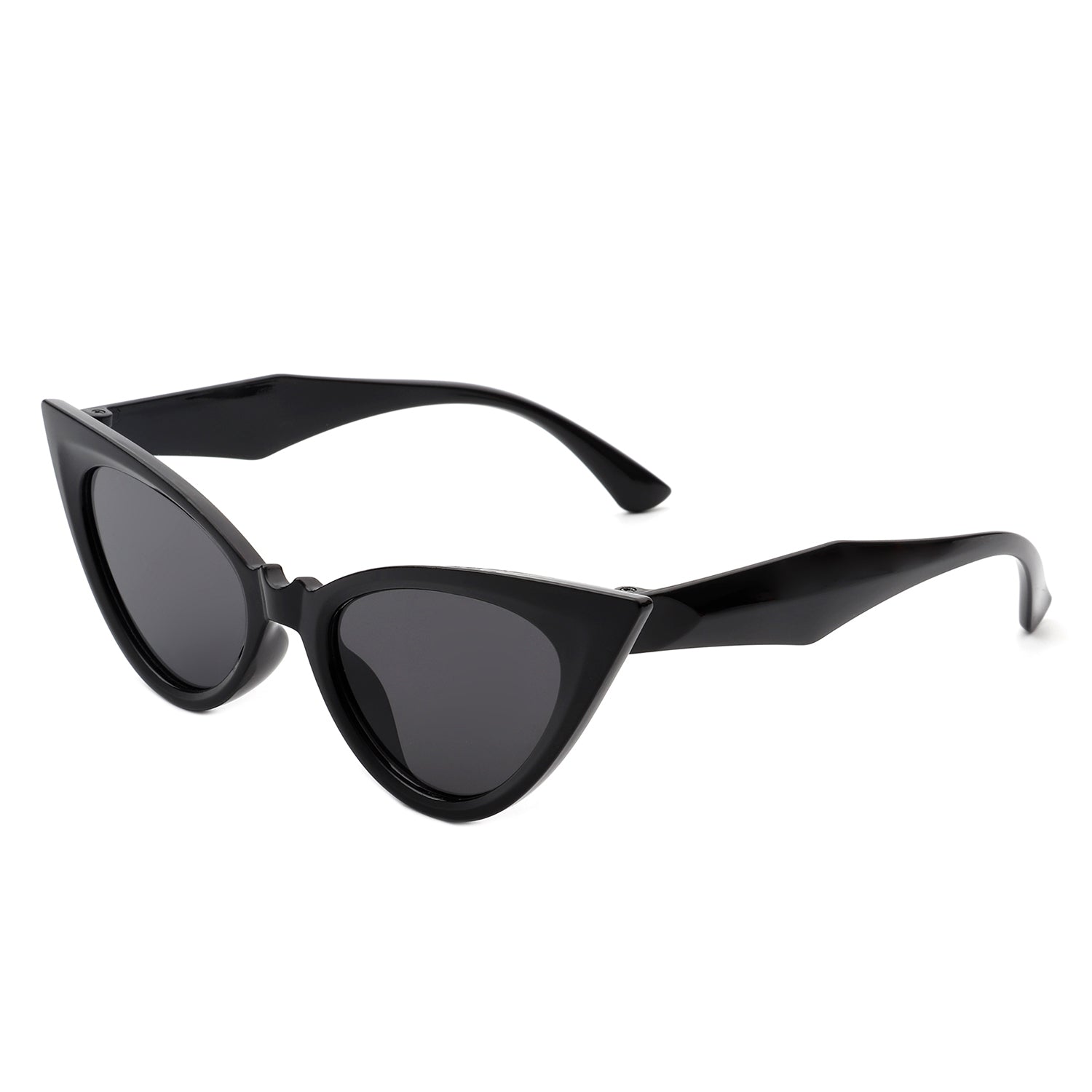 Zephyria Women Retro High Pointed Fashion Cat Eye Sunglasses with a stylish design and UV protection.
