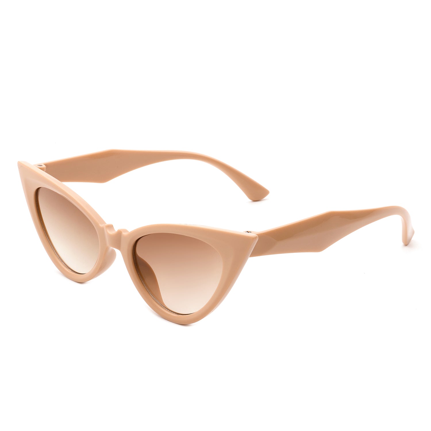 Zephyria Women Retro High Pointed Fashion Cat Eye Sunglasses with a stylish design and UV protection.