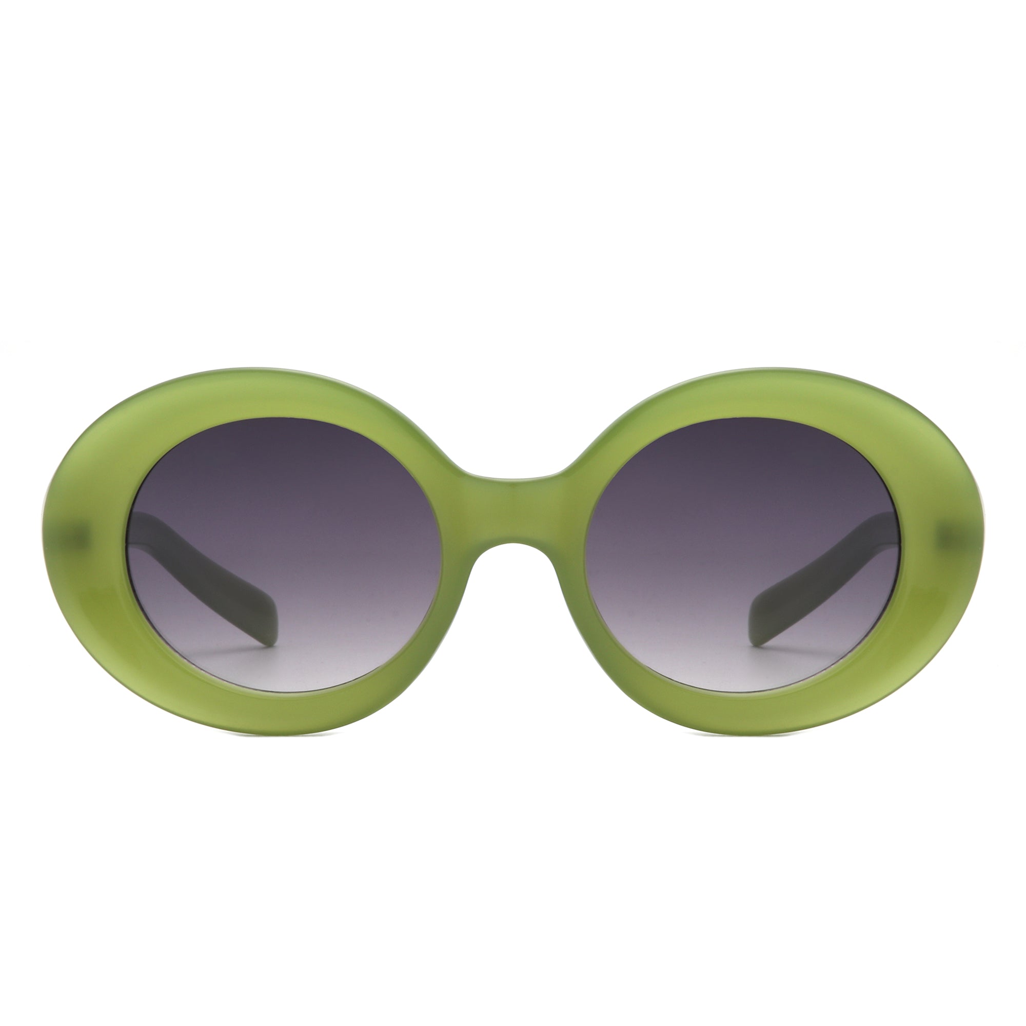 Zyriel Oval Retro Fashion-Inspired Round Sunglasses with a stylish round frame and oval contour, perfect for sunny days.