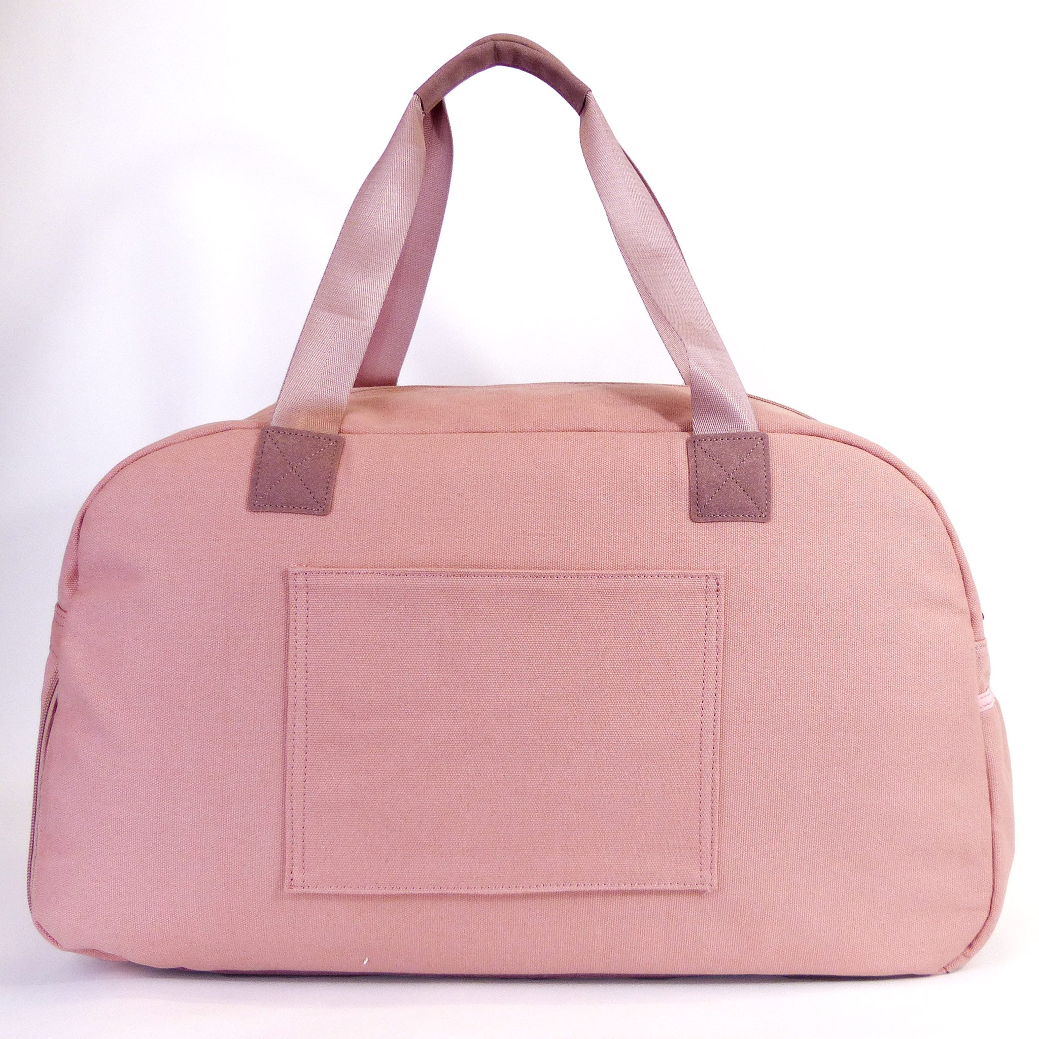 Getaway Duffel Bag in Sittin' Pretty Pink, featuring stylish design and multiple compartments for travel organization.
