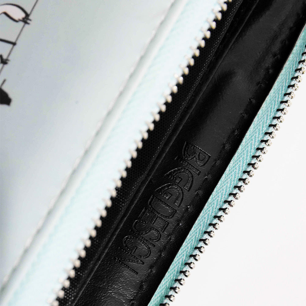 BiggDesign Damen Geldbörse mit Anatolian Motiv, aus PU-Leder, mit Münzfach und 12 Kartenfächern.