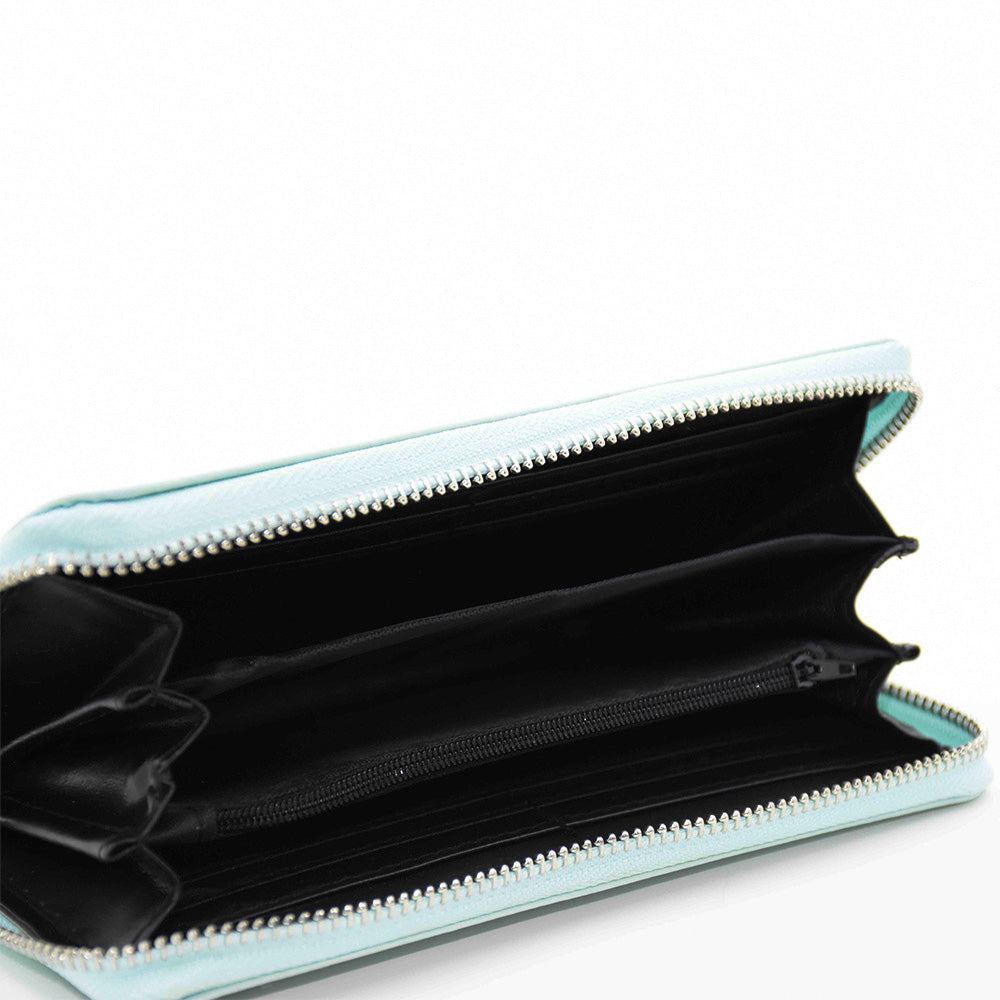 BiggDesign Damen Geldbörse mit Anatolian Motiv, aus PU-Leder, mit Münzfach und 12 Kartenfächern.