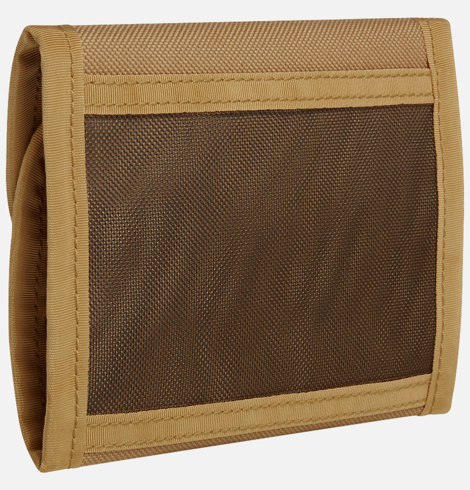 Brandit Wallet no. 5 in robust 600DEN polyester, featuring multiple compartments, zip coin section, and stylish design.