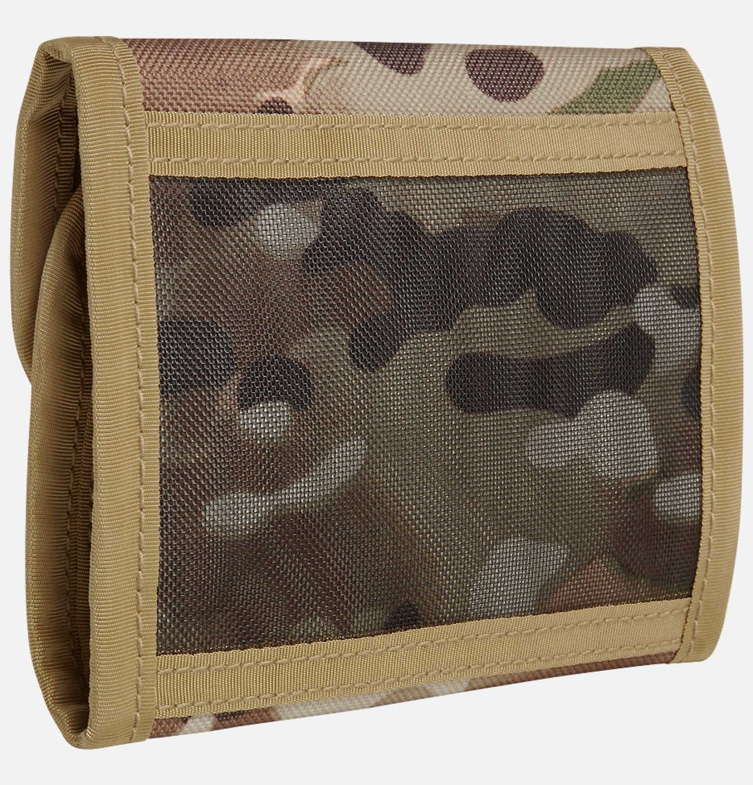 Brandit Wallet no. 5 in robust 600DEN polyester, featuring multiple compartments, zip coin section, and stylish design.