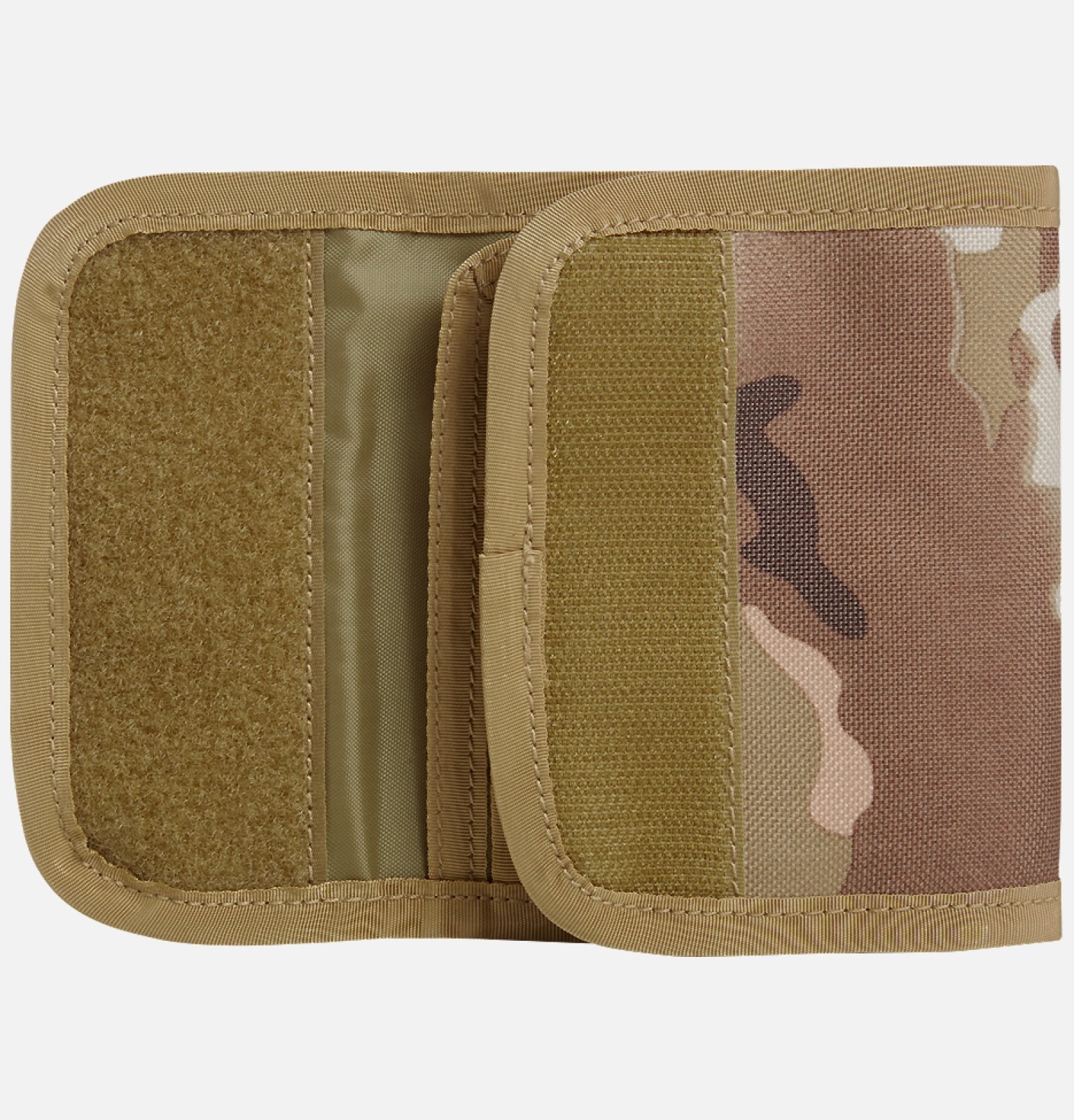 Brandit Wallet no. 5 in robust 600DEN polyester, featuring multiple compartments, zip coin section, and stylish design.