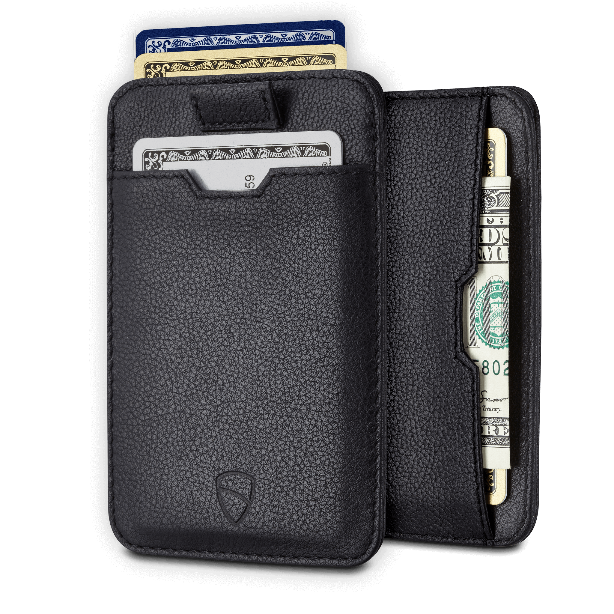 CHELSEA Card Holder made of luxurious Italian leather, featuring multiple pockets for cards and RFID protection.