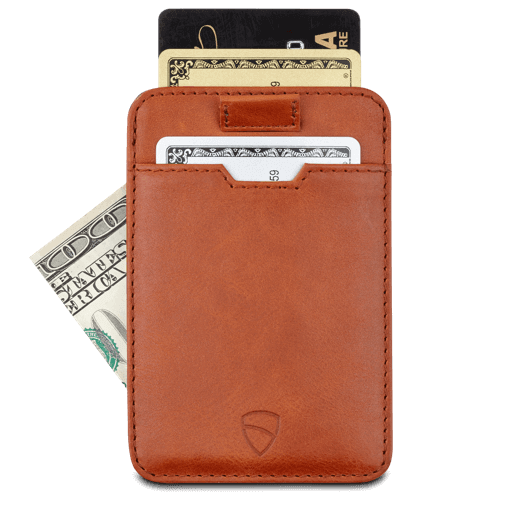 CHELSEA Card Holder made of luxurious Italian leather, featuring multiple pockets for cards and RFID protection.