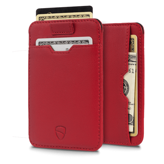 CHELSEA Card Holder made of luxurious Italian leather, featuring multiple pockets for cards and RFID protection.