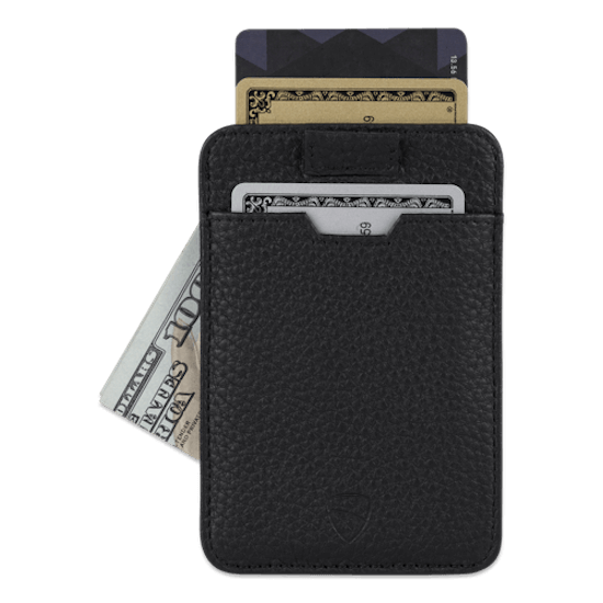 CHELSEA Card Holder made of luxurious Italian leather, featuring multiple pockets for cards and RFID protection.
