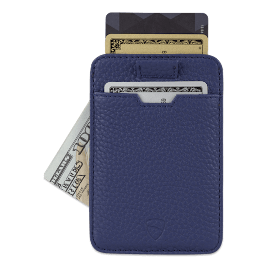 CHELSEA Card Holder made of luxurious Italian leather, featuring multiple pockets for cards and RFID protection.