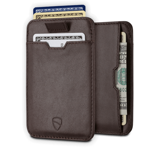CHELSEA Card Holder made of luxurious Italian leather, featuring multiple pockets for cards and RFID protection.