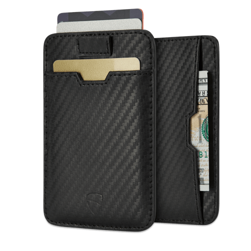 CHELSEA Card Holder made of luxurious Italian leather, featuring multiple pockets for cards and RFID protection.