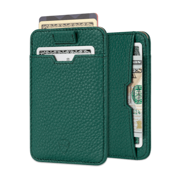 CHELSEA Card Holder made of luxurious Italian leather, featuring multiple pockets for cards and RFID protection.
