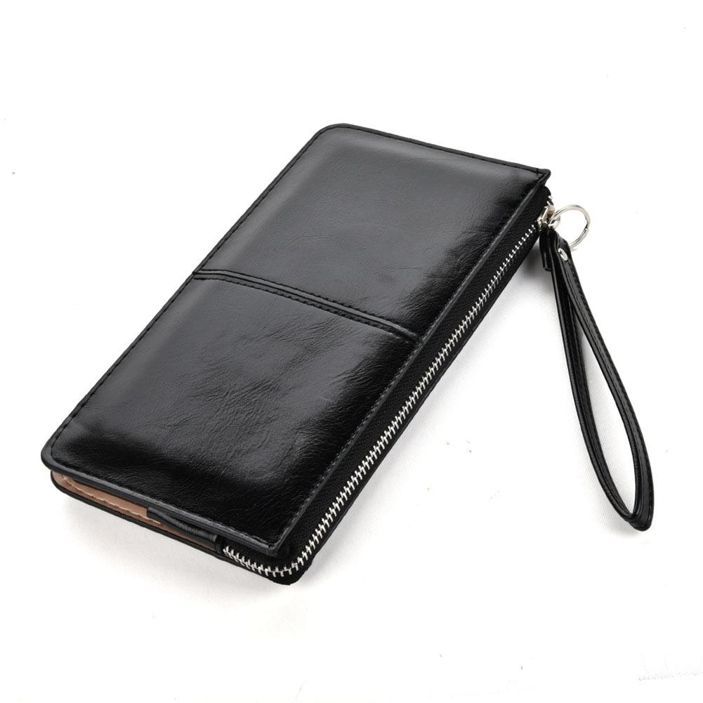 High Quality Fashion Wallet Purse for Young Ladies in various colors including black, purple, orange, yellow, blue, brown, and green, showcasing its stylish design and compact size.