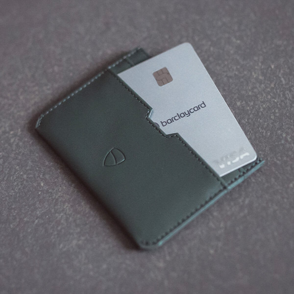 Vaultskin MOORGATE Card Holder in premium genuine leather, featuring a minimalist design with multiple card slots and RFID-blocking technology.