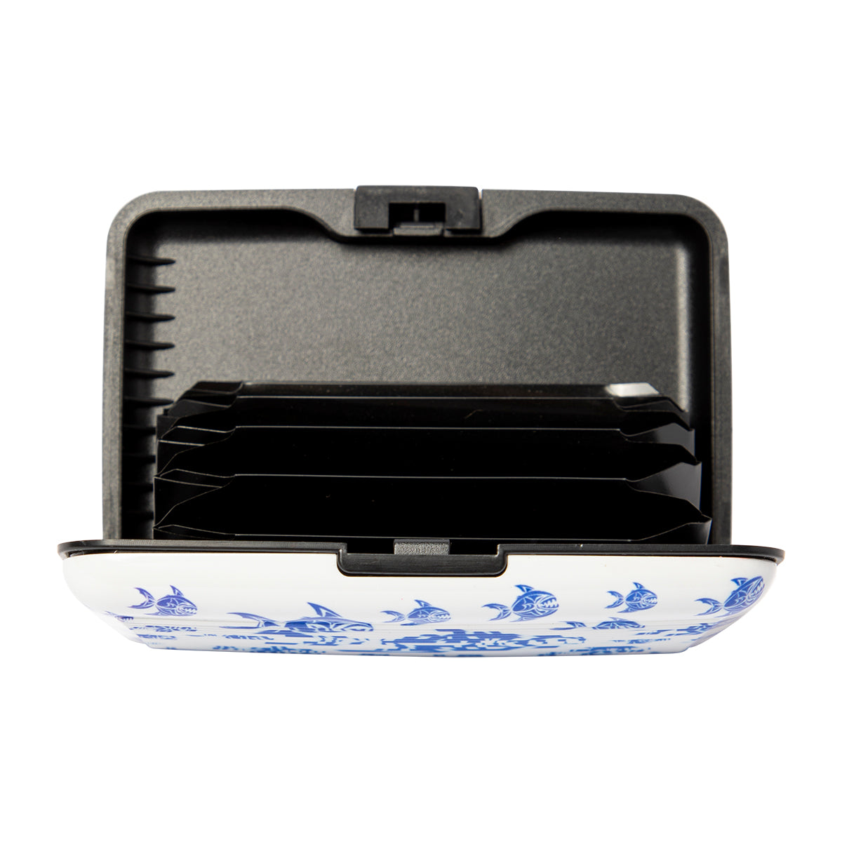 Eleganter Nektar Visitenkartenhalter mit Metallabdeckung, ideal für die Aufbewahrung von Karten.