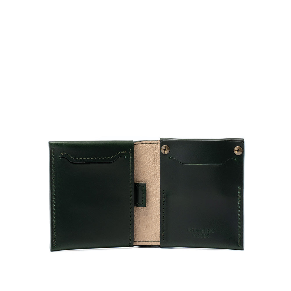 AirTag Wallet - Leather Billfold 2.0 showcasing premium leather, compact design, and hidden AirTag slot.