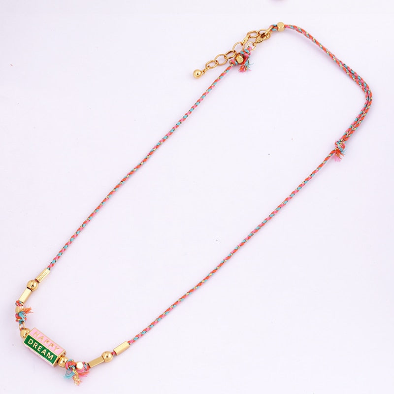 Amour Turkish Amulet Necklace featuring a trendy geometric design in copper with a box chain.