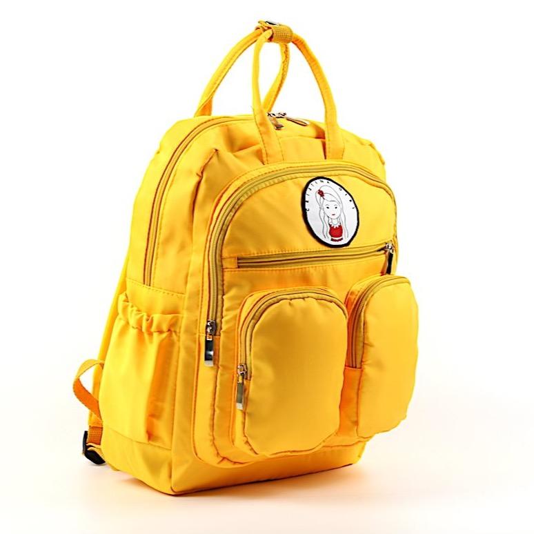 Stylish waterproof backpack for work and university with iPad pocket and multiple zipped compartments.