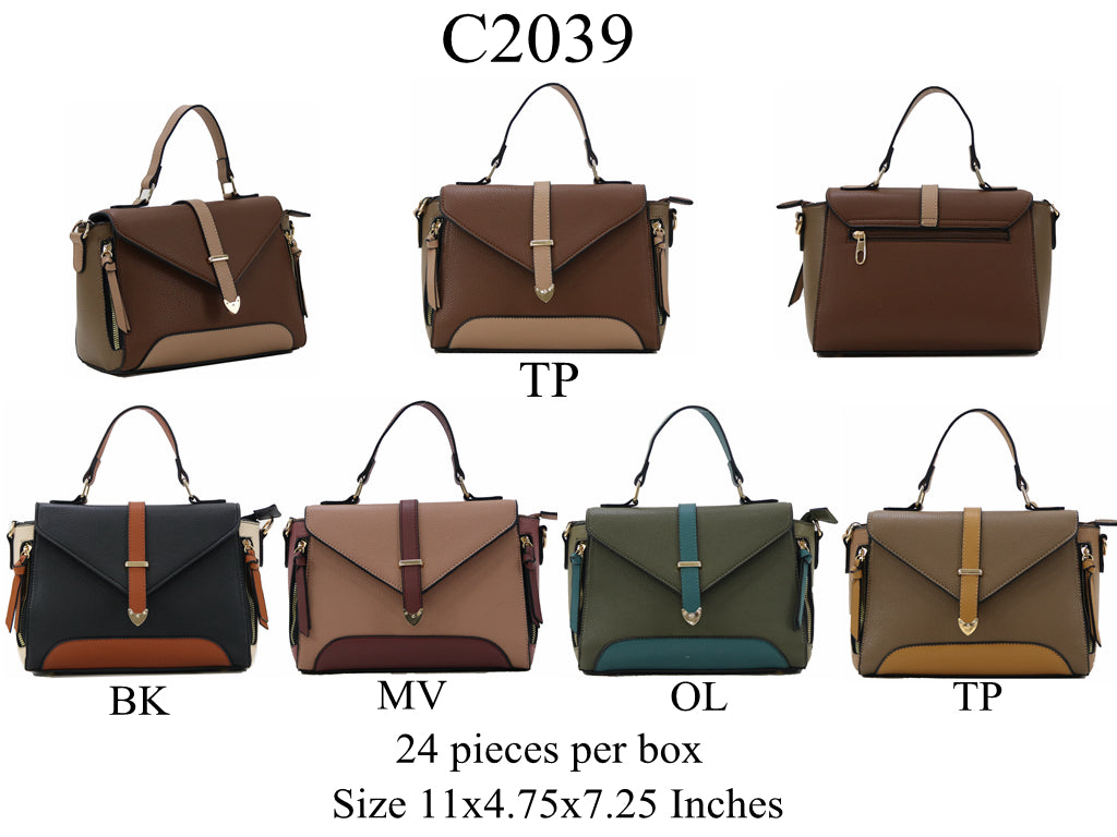 Crossbody C2039 bag featuring a stylish design and adjustable strap, perfect for hands-free use.