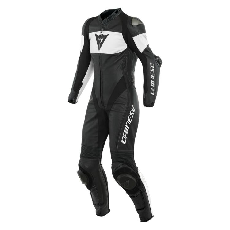 Dainese Imatra Perforated Women's Race Suit showcasing full grain cowhide leather and advanced protective features.
