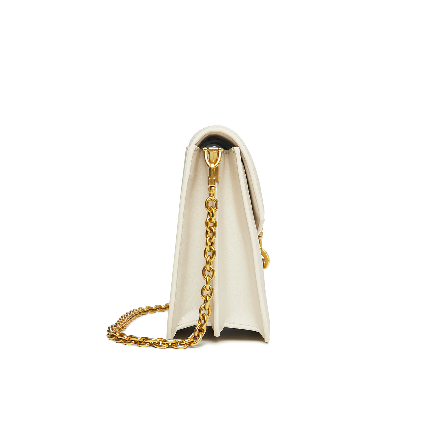 Daisy White Vegan Shoulder & Crossbody Bag showcasing handwoven design in Luxurious Blue Star Vegan leather with Matt Gold hardware.