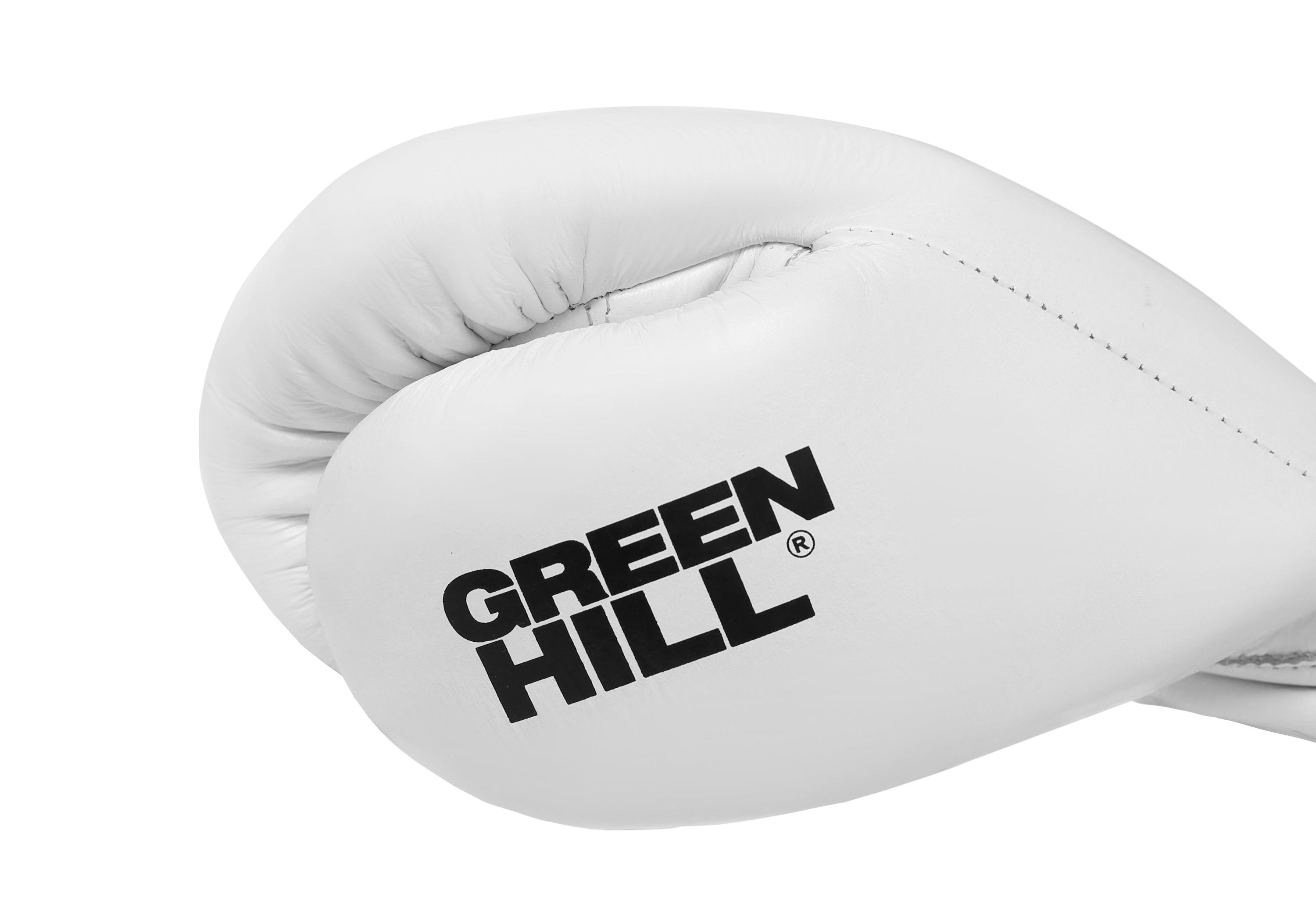 Dragon Force Boxing Gloves made of genuine leather with lace closure and open mesh design, showcasing durability and comfort for training and fighting.