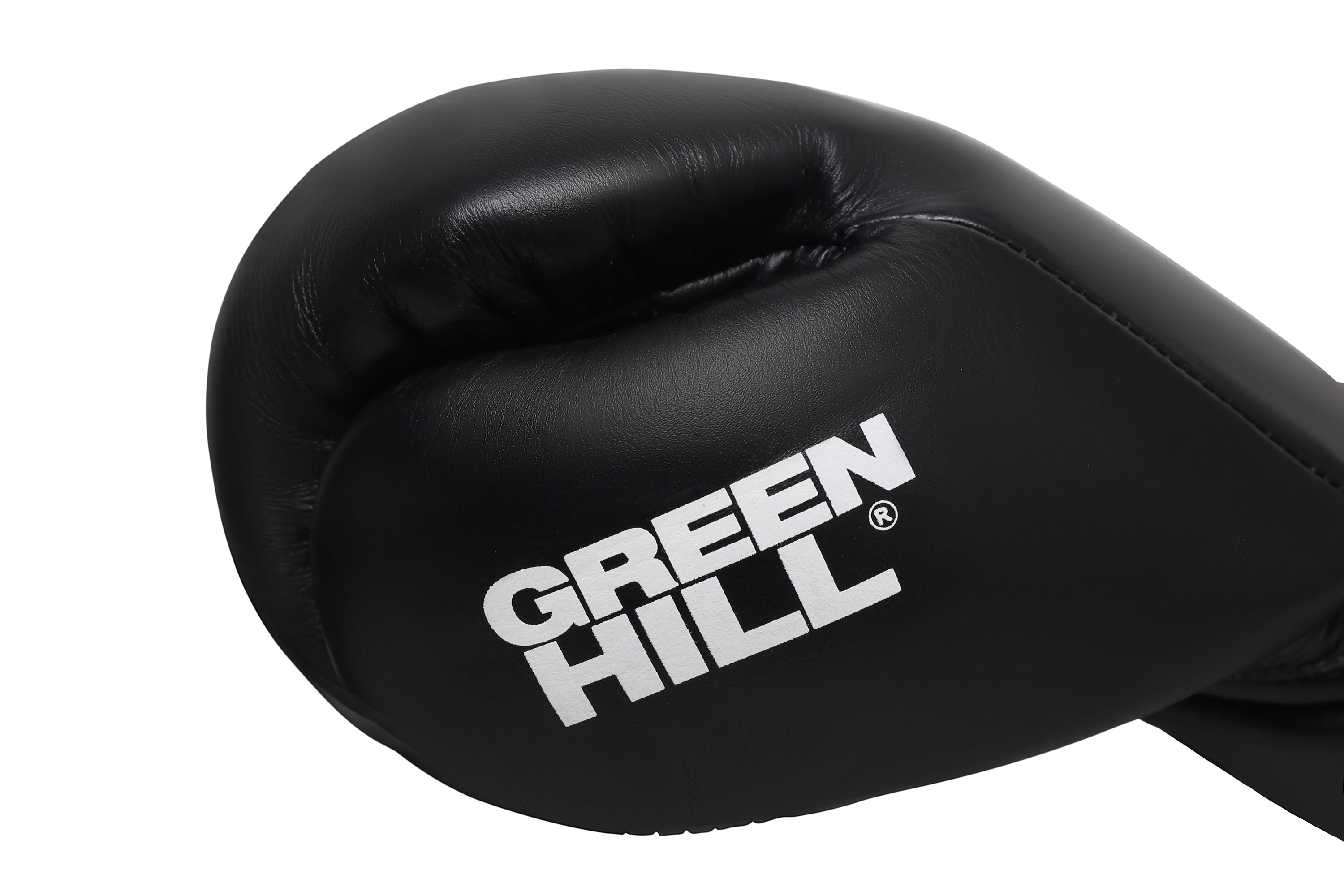 Dragon Force Boxing Gloves made of genuine leather with lace closure and open mesh design, showcasing durability and comfort for training and fighting.