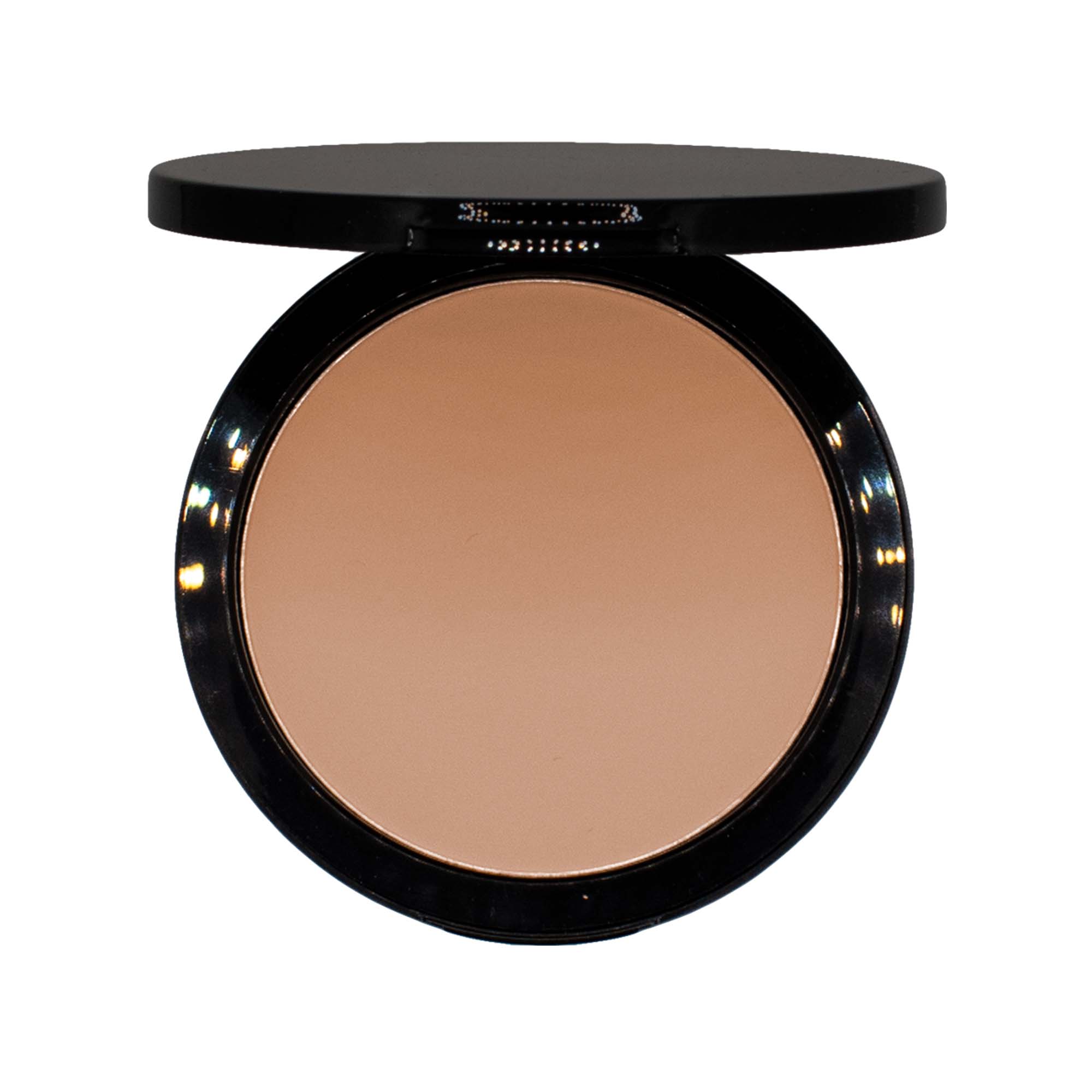 A compact of Dual Blend Powder Foundation - Breeze showcasing its sleek design and powder texture, ideal for adjustable coverage.
