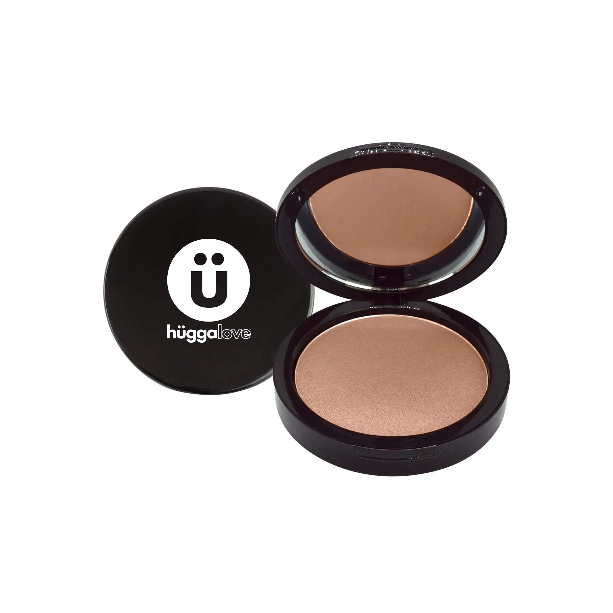 A compact of Dual Blend Powder Foundation - Royal showcasing its sleek design and powder texture, suitable for all skin types.