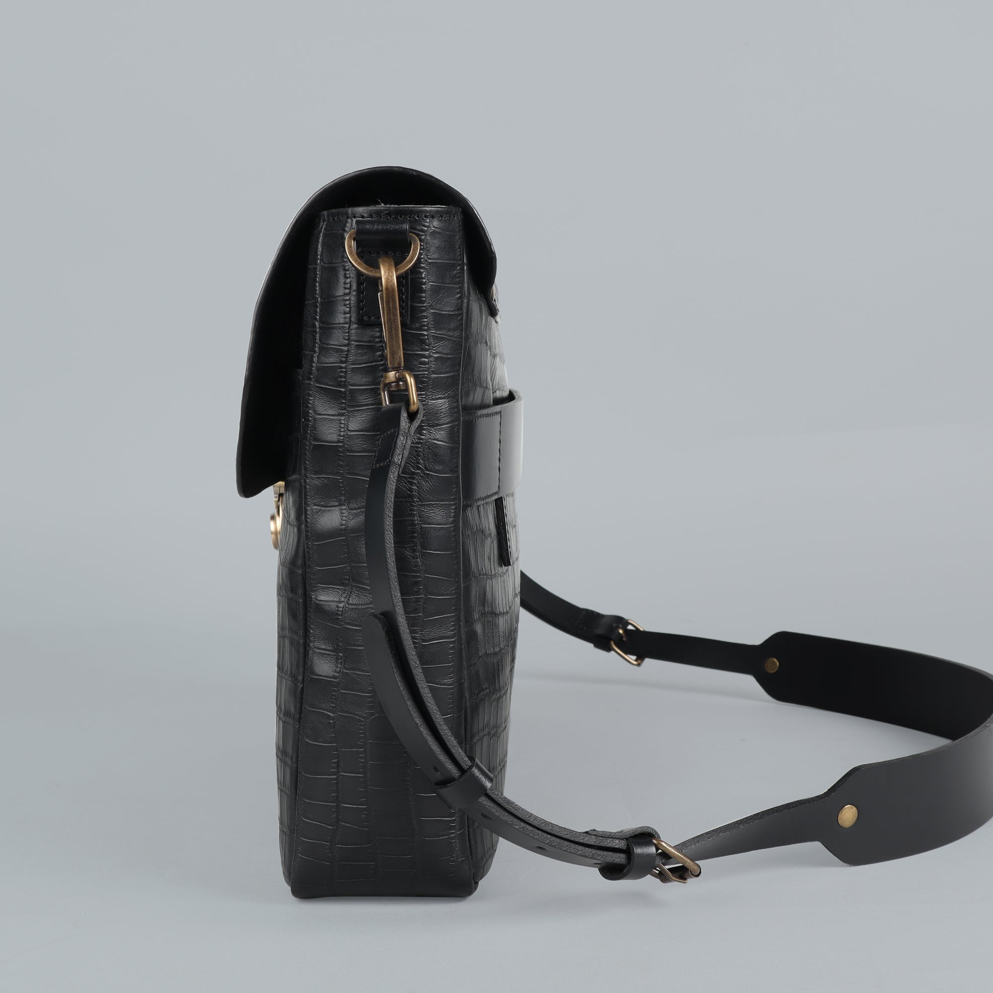 Havana Leather Briefcase showcasing premium full grain leather, spacious compartments, and elegant design.