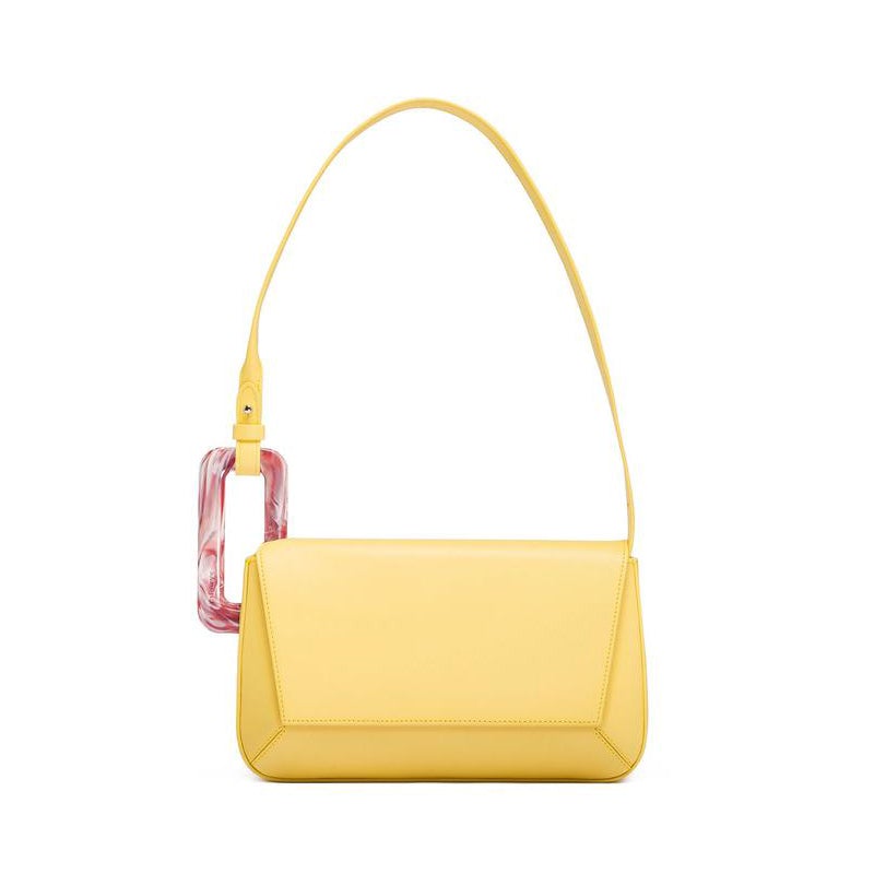 High Quality Western Style Small Square Bag featuring a soft surface, magnetic buckle closure, and elegant design in a compact size.