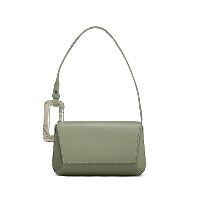 High Quality Western Style Small Square Bag featuring a soft surface, magnetic buckle closure, and elegant design in a compact size.