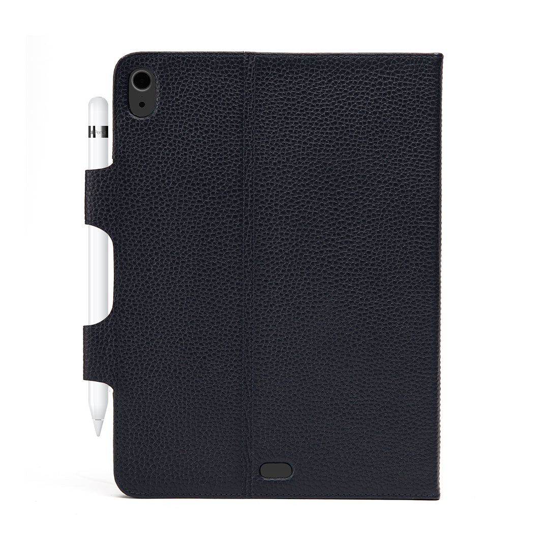 Elegant iPad Leather Case made from premium full grain leather, showcasing its soft texture and protective design.
