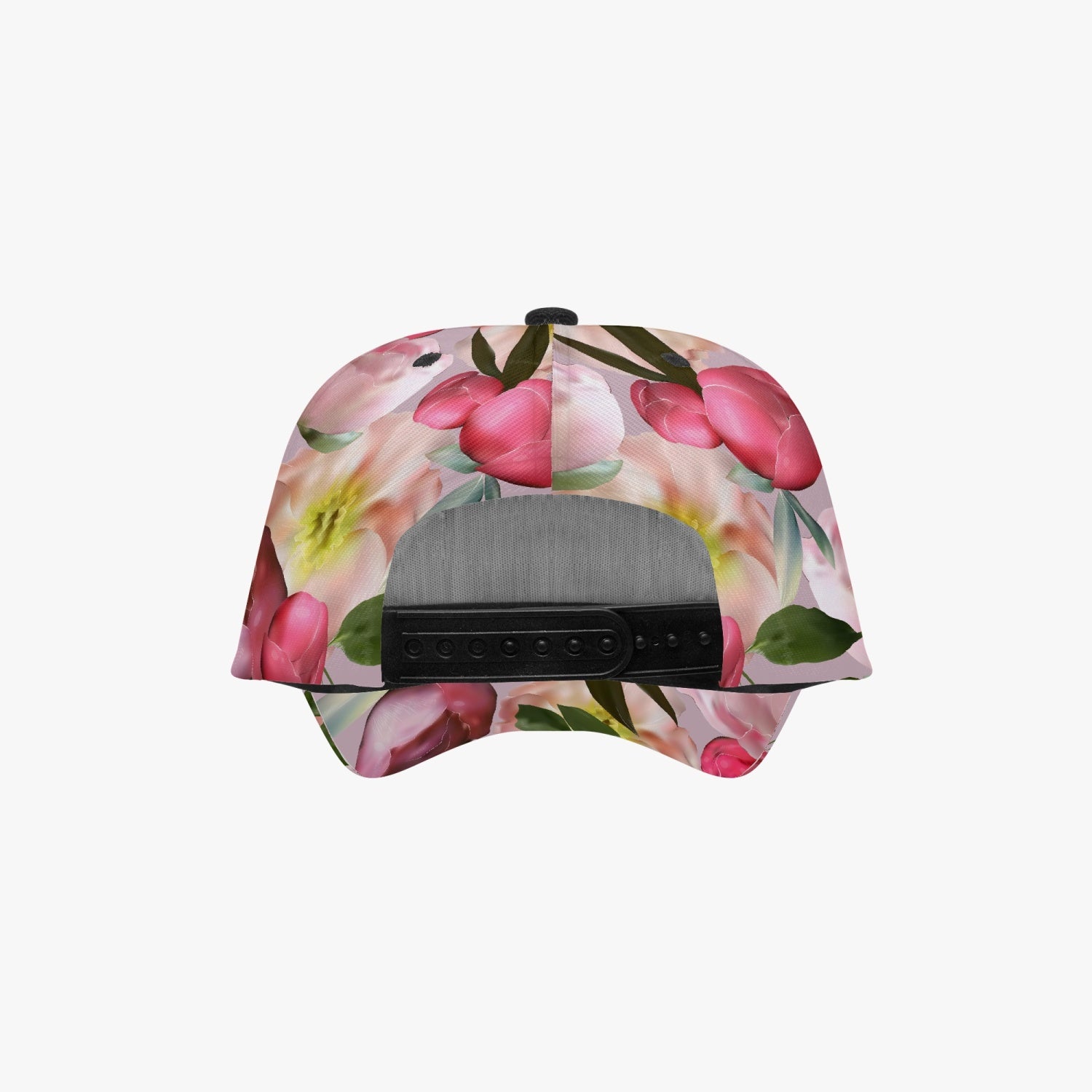 Jacki Easlick Floral Hat featuring a vibrant floral print, structured fit, and flat bill design, suitable for unisex wear.