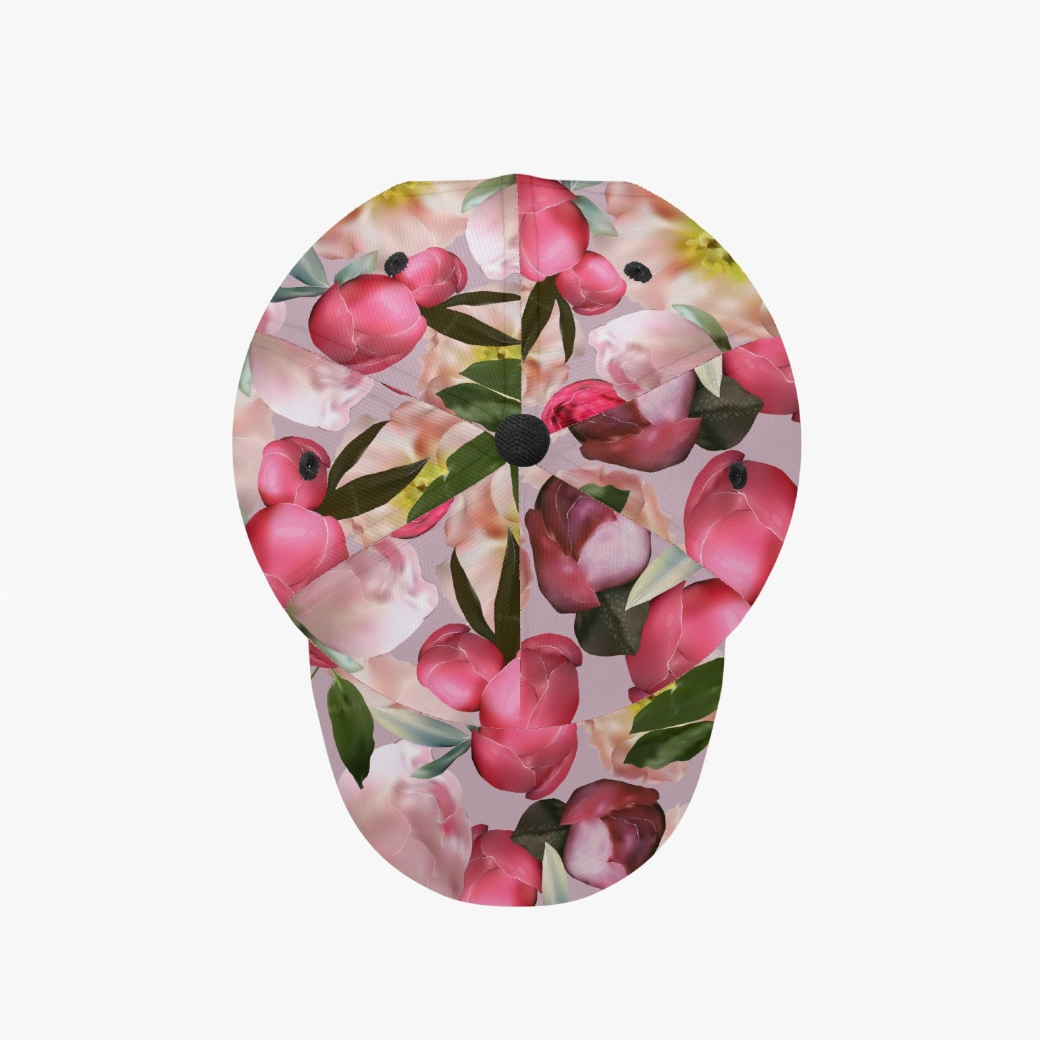 Jacki Easlick Floral Hat featuring a vibrant floral print, structured fit, and flat bill design, suitable for unisex wear.