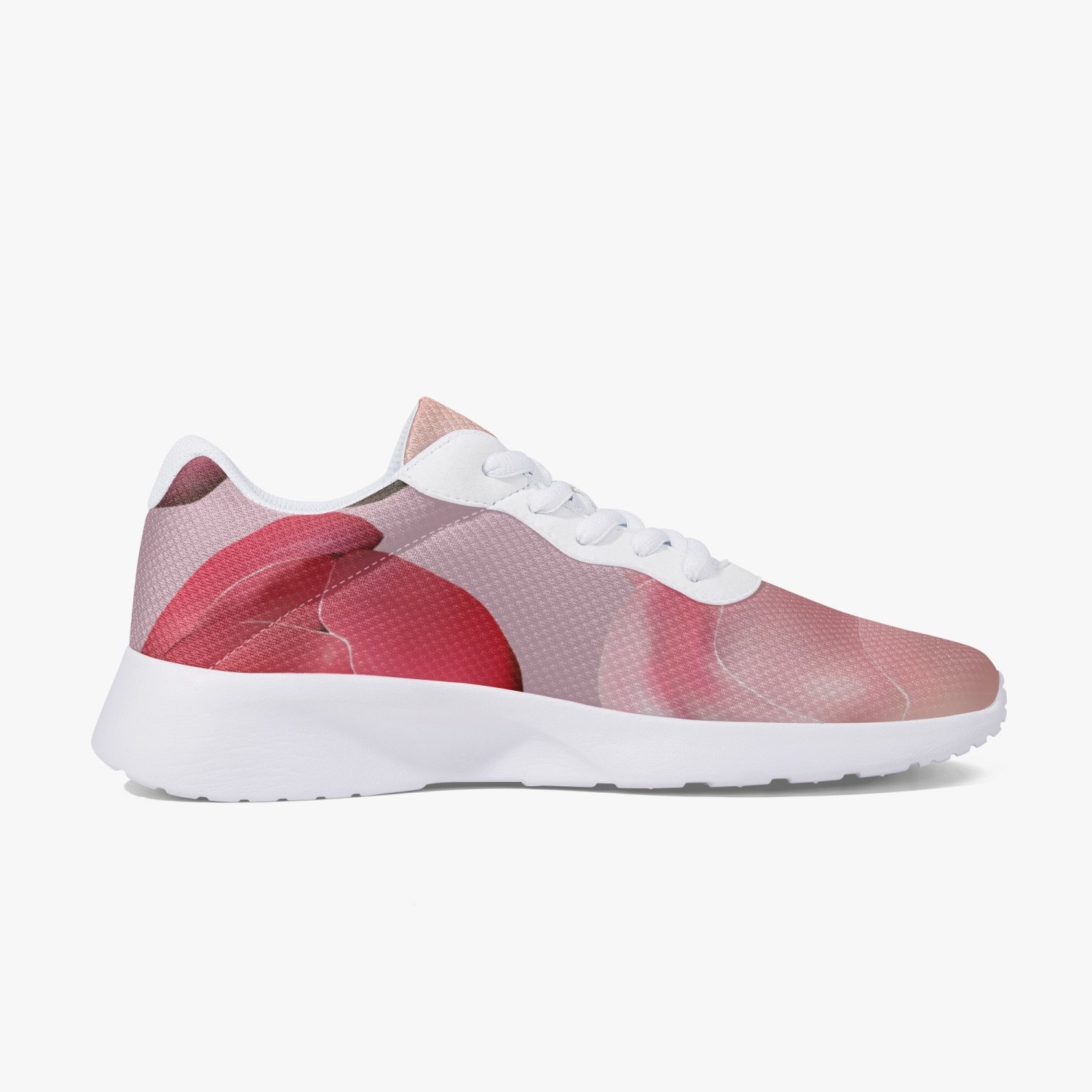 Jacki Easlick Floral Print Mesh Running Shoes featuring a vibrant floral design, lightweight mesh upper, and cushioned EVA soles.