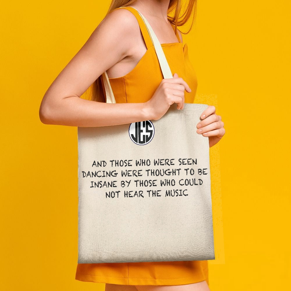 JES Canvas Tote Bags featuring vibrant two-side prints, perfect for beach outings and daily use, made from durable canvas material.