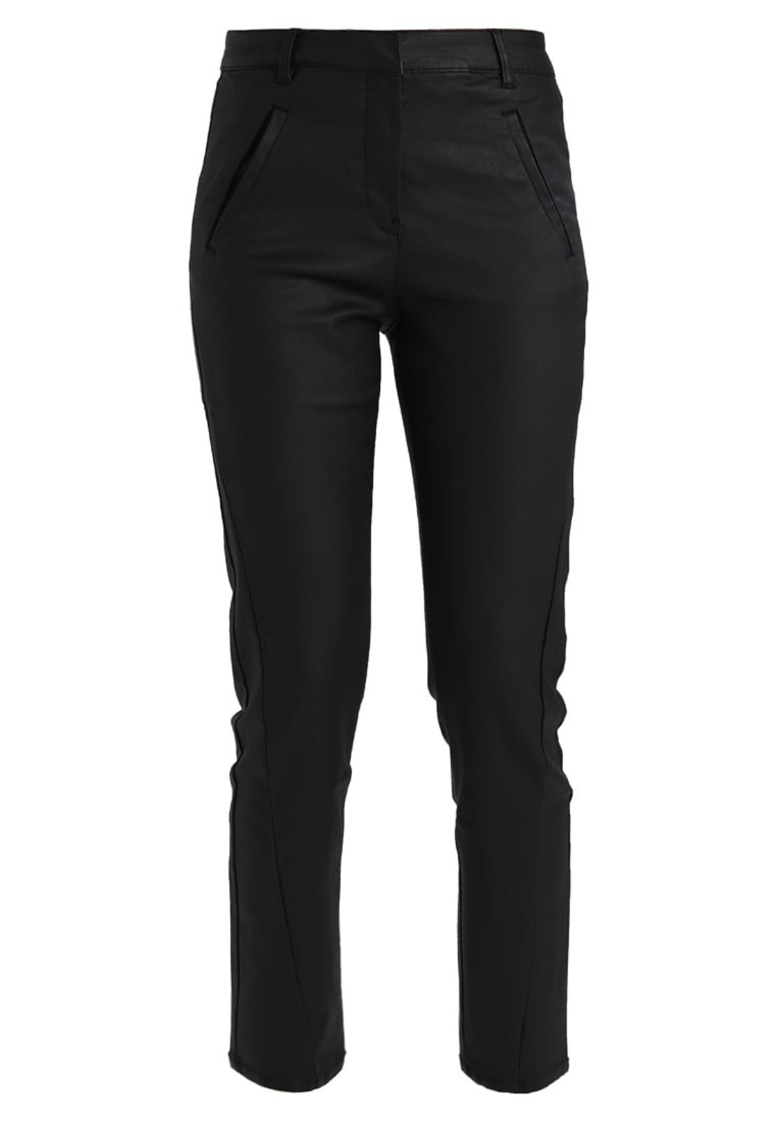 Koza Leathers Women's Real Lambskin Leather Pant WP011 showcasing soft lambskin leather with fine stitching and pockets.