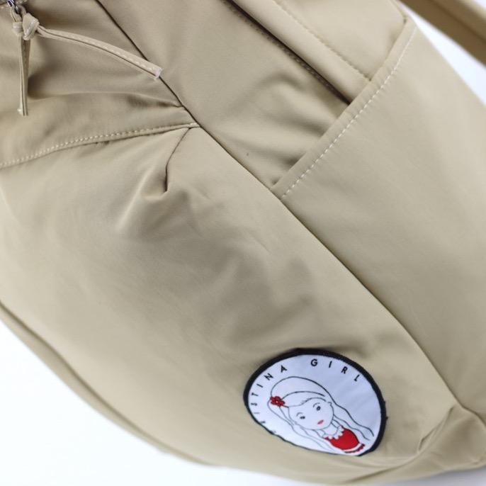 Stylish laptop backpack made of soft nylon, featuring adjustable straps and multiple pockets, available in five colors.