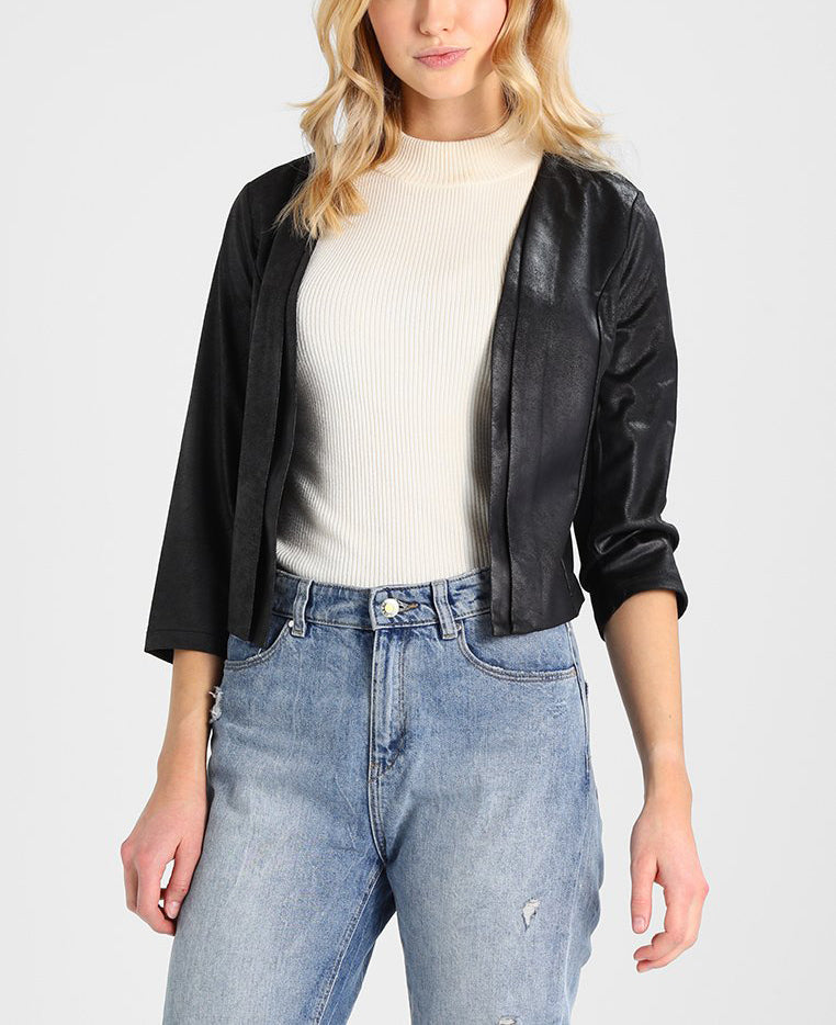 Leathers Women's Real Lambskin Leather Bomber Jacket KW230 featuring high-quality leather, satin lining, and stylish motorcycle design.